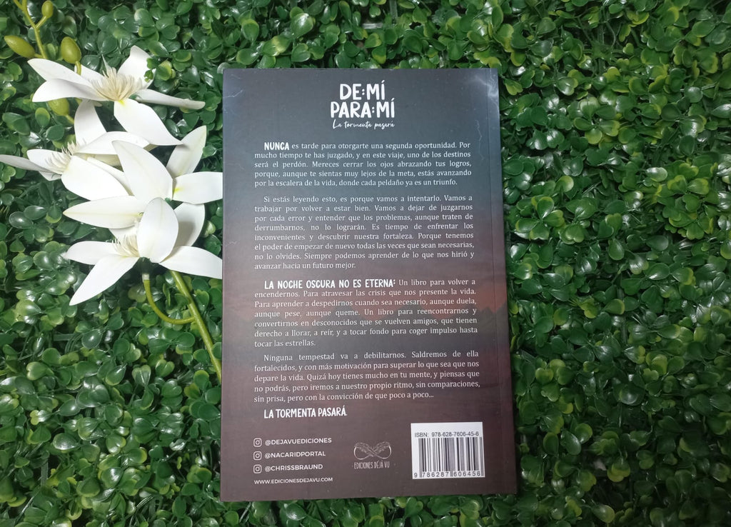 LIBRO DE MI PARA MI LA TORMENTA PASARA (NACARID PORTAL CHRISS BRAUND)